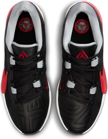 Nike Giannis Freak 5 Men's Basketball Shoes (DX4985-004, Black/University RED-Pure Platinum) Size 8.5 in Saudi Arabia