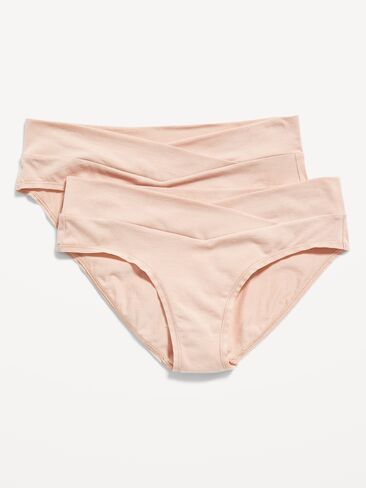 Old Navy Maternity Low-Rise Bikini Underwear 2-Pack - Frappe in Saudi Arabia