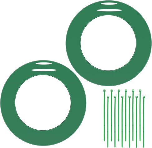 Maasechs 2 Pieces Door Protecting Holiday Wreath Pad with Ties Rubber Pad Door Protector Prevent Scratches for Christmas Seasonal Decorative Protection Walls Glass (Fits 24 to 26 Inch Wreaths,Black) in Saudi Arabia