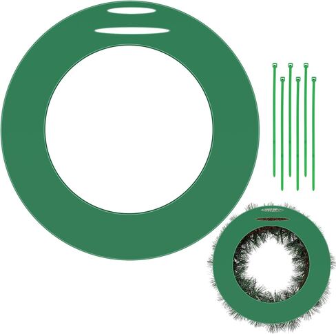 Maasechs 2 Pieces Door Protecting Holiday Wreath Pad with Ties Rubber Pad Door Protector Prevent Scratches for Christmas Seasonal Decorative Protection Walls Glass (Fits 24 to 26 Inch Wreaths,Black) in Saudi Arabia