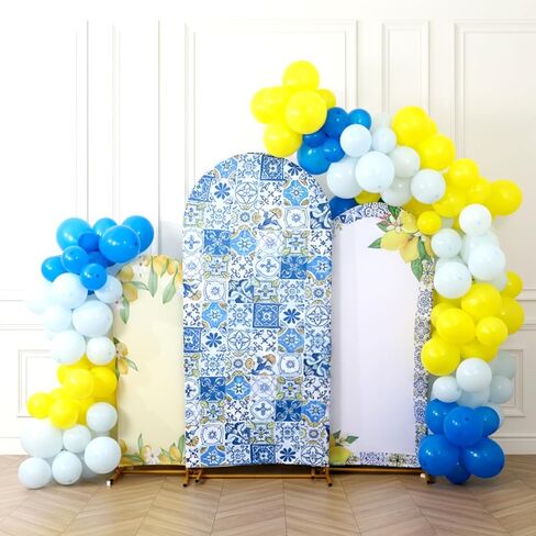 Pink Bow Floral Arch Backdrop Cover Set of 3 with 200 Balloons 4/5/6 ft Fabric Pink White Wedding Chiara Arch Covers for Coquette Bow Party Birthday Wedding Bridal Shower Party Decorations in Kuwait