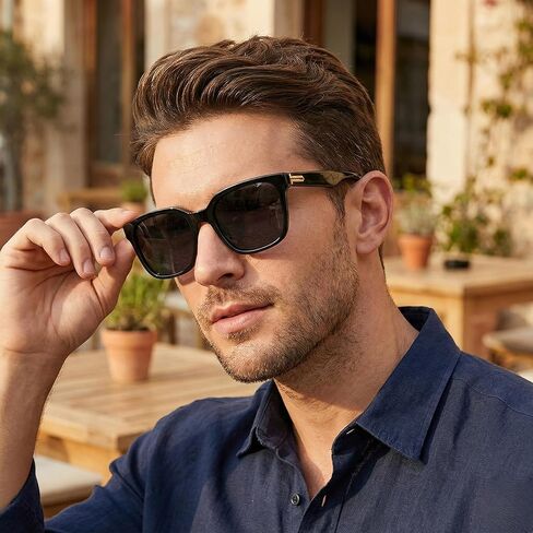 نظارات شمسية للرجال من Aydicon Trendy Cat Eye Polarized حماية من الأشعة فوق البنفسجية 400 MB1324 in Kuwait