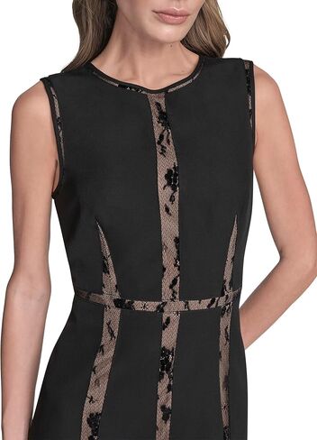 BCBG Womens Sleeveless Jewel Neck Pu Leather A-line Mini Dress in Saudi Arabia