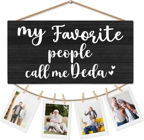CGBHW Papa Gifts Picture Frame Photo Holder for Wall, Grandpa Gifts, Papa Grandpa Gifts from Grandkids, Best Papa Gifts, My Favorite People Call Me Papa Hanging Photo Display, Grandpa Picture Frame in Saudi Arabia
