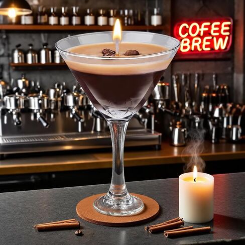 Coffee Martini Scented Candles,Gifts for Women Men,Strong Scented Coffee Candle,for Home,Bedroom,Bar,for Christmas,Birthday,Halloween in Saudi Arabia