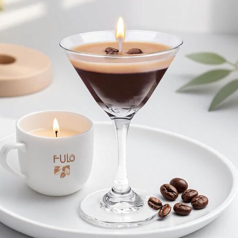 Coffee Martini Scented Candles,Gifts for Women Men,Strong Scented Coffee Candle,for Home,Bedroom,Bar,for Christmas,Birthday,Halloween in Saudi Arabia