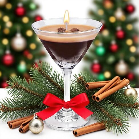 Coffee Martini Scented Candles,Gifts for Women Men,Strong Scented Coffee Candle,for Home,Bedroom,Bar,for Christmas,Birthday,Halloween in Saudi Arabia