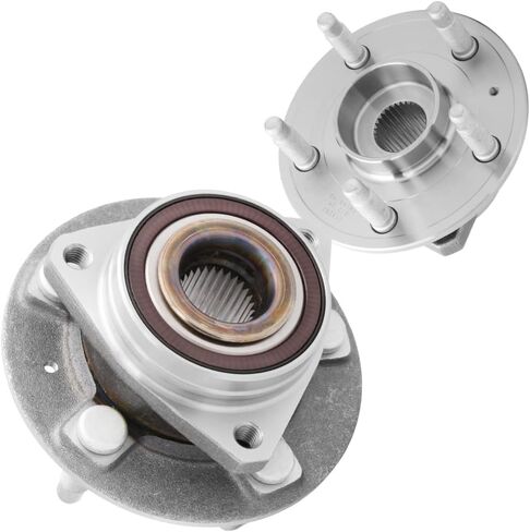 QJZ [2-Pack] 512332 Rear Wheel Hub Assembly Compatible with [FWD ONLY] [Chrysler] 2011-14 200, 2007-10 Sebring, [Dodge] 2008-14 Avenger, 2007-12 Caliber, [Jeep] 2007-17 Compass, 2007-17 Patriot in Kuwait