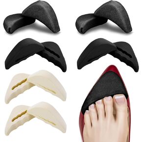 6 Pairs Sponge Adjustable Shoe Filler Toe Inserts Big Toes Plug Shoe Pads Reusable Soft Sponge Foam Toe Fillers Unisex Inserts for Too Big Shoes Filler Make Shoes Fit Casual Sports High Heels Boots in Saudi Arabia