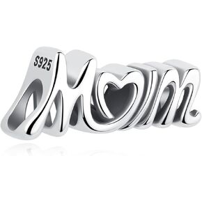 Nbsameng S925 Sterling Silver Pink Heart Charms Compatible for Pandora Bracelets and Necklaces, DIY Christmas Gifts for Women Adult in Saudi Arabia