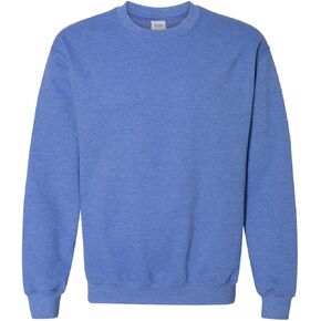 Gildan Adult Fleece Crewneck Sweatshirt, Style G18000, Heather Blue, Medium in Saudi Arabia