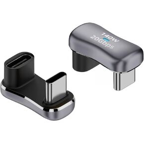 180 درجة USB-C إلى محول USB-A 3.1 ، 10 جيجابت في الثانية USBC ذكر إلى محول أنثى USBA 240W 2PACK أسود in Kuwait