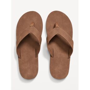 صندل فليب فلوب من الجلد الصناعي للرجال من Old Navy - بني كونياك in Saudi Arabia