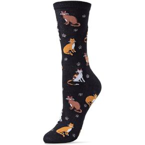 MeMoi Cats & Friend Rayan Blend Crew Socks in Saudi Arabia