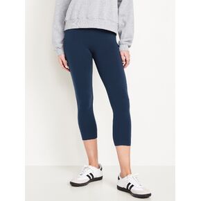 Old Navy High-Waisted Fashion Layering Cropped Legging - OBSCURE NIGHT in Kuwait