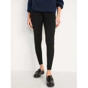 Old Navy High-Waisted Jersey Fashion Layering Leggings - Black Jack in Kuwait