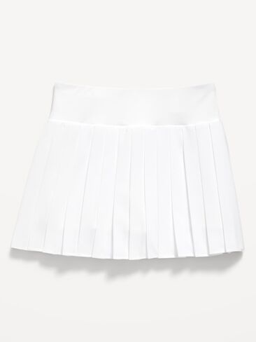 Old Navy High-Waisted Pleated Performance Skort for Girls - Calla Lily White in Saudi Arabia