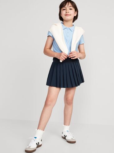 Old Navy High-Waisted Pleated Performance Skort for Girls - In the Navy in Saudi Arabia
