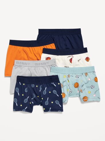 ملابس داخلية بوكسر من Old Navy عدد 6 قطع للأولاد - رياضة in Kuwait