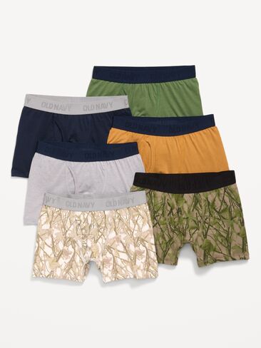 Old Navy Boxer-Briefs Underwear 6-Pack for Boys - Green Tree Camo in Kuwait