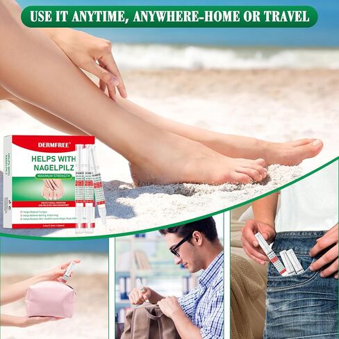 Toe Nail Fungus Renewal Pen, Toenail Fungus Renewal, 3 Packs Powerful Fast Acting For Thick, Discolored, Broken & Damaged Toe & Finger Nail in Saudi Arabia