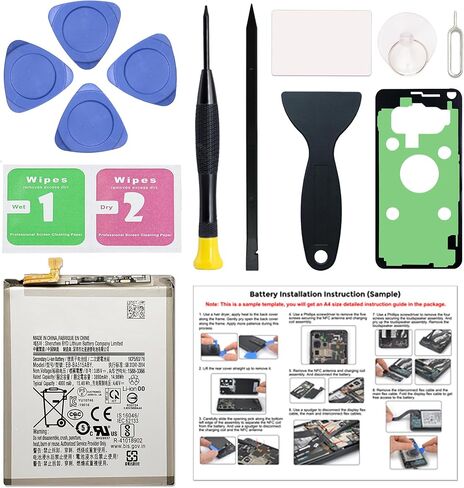 Compatible with Galaxy A05 Battery Replacement Kit, WT-S-N28 High-Capacity Li-ion Battery for Samsung A05 SM-A055F, Includes Tools & Instruction Manual in Saudi Arabia
