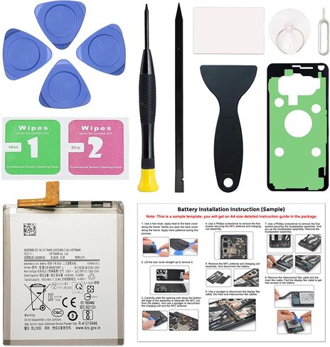 Compatible with Galaxy A05 Battery Replacement Kit, WT-S-N28 High-Capacity Li-ion Battery for Samsung A05 SM-A055F, Includes Tools & Instruction Manual in Saudi Arabia