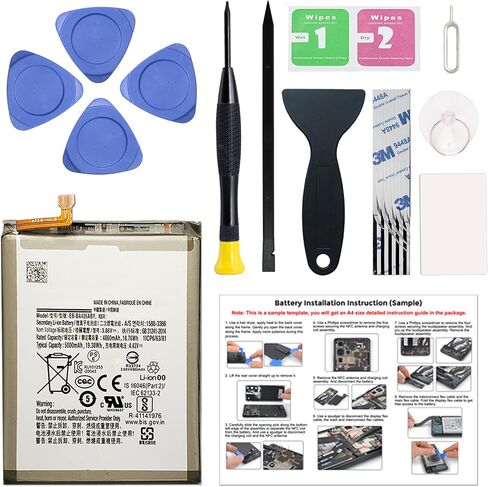 Compatible with Galaxy A05 Battery Replacement Kit, WT-S-N28 High-Capacity Li-ion Battery for Samsung A05 SM-A055F, Includes Tools & Instruction Manual in Saudi Arabia