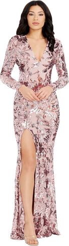 Dress the Population Womens Alessandra Mermaid Maxi Dress in Saudi Arabia