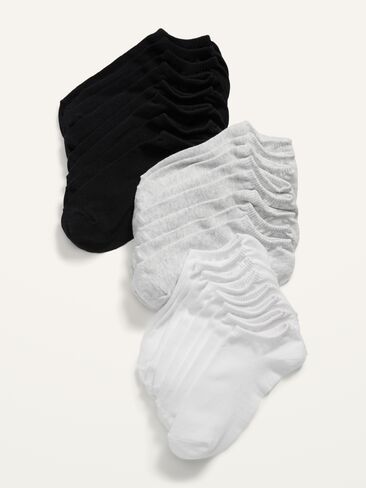 Old Navy Ankle Socks 12-Pack For Women - Neutral in Saudi Arabia