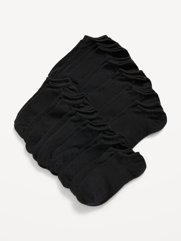 Old Navy Ankle Socks 12-Pack For Women - Black Jack in Saudi Arabia