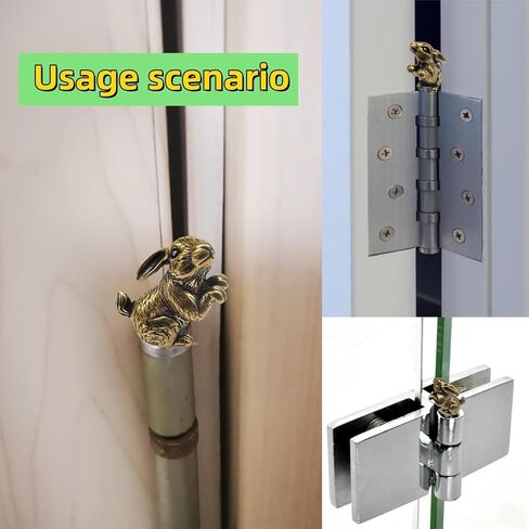 النحاس أرنب المفصلي رؤساء الزخرفية توبر مجموعة من 3-المفصلي المغناطيسي خمر الباب المفصلي رئيس ديكور المنزل in Saudi Arabia