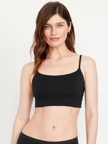 Old Navy Cotton Cami Bralette - Black Jack in Saudi Arabia