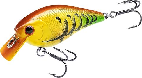 LUCKY CRAFT Fishing Lure LC 1.0 Silent, Squarebill Crank Action Tournament Winning Perfect Wobbling Freshwater Lake Bass Fishing Champion Bait (505 All Spring Craw) in Kuwait