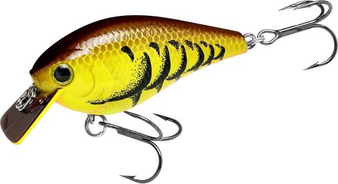 LUCKY CRAFT Fishing Lure LC 1.0 Silent, Squarebill Crank Action Tournament Winning Perfect Wobbling Freshwater Lake Bass Fishing Champion Bait (505 All Spring Craw) in Kuwait