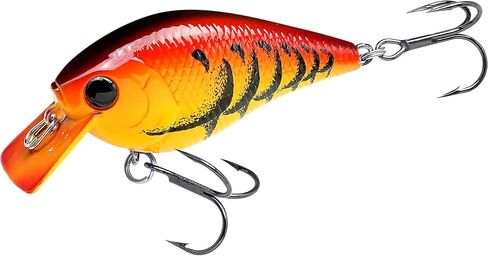 LUCKY CRAFT Fishing Lure LC 1.0 Silent, Squarebill Crank Action Tournament Winning Perfect Wobbling Freshwater Lake Bass Fishing Champion Bait (505 All Spring Craw) in Kuwait