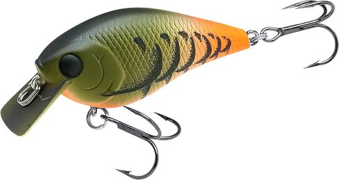 LUCKY CRAFT Fishing Lure LC 1.0 Silent, Squarebill Crank Action Tournament Winning Perfect Wobbling Freshwater Lake Bass Fishing Champion Bait (505 All Spring Craw) in Kuwait