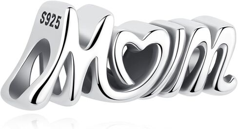 Nbsameng S925 Sterling Silver Pink Heart Charms Compatible for Pandora Bracelets and Necklaces, DIY Christmas Gifts for Women Adult in Kuwait