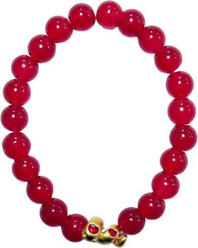 2025 New Year of Snake Beaded Charm Bracelets Colorful Crystal Pi Yao Snake Pendant Bracelet Adjustable Chinese Zodiac Feng Shui Lucky Amulet Stretch Bracelet for Women Men New Year Gifts in Saudi Arabia
