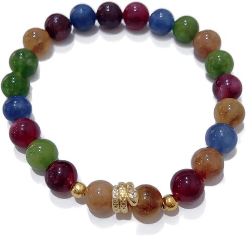 2025 New Year of Snake Beaded Charm Bracelets Colorful Crystal Pi Yao Snake Pendant Bracelet Adjustable Chinese Zodiac Feng Shui Lucky Amulet Stretch Bracelet for Women Men New Year Gifts in Saudi Arabia