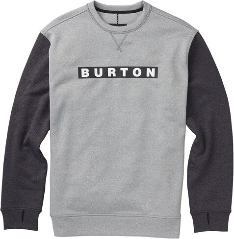 Burton Men's Oak Pullover Crew, Forest Moss Heather, L in Saudi Arabia