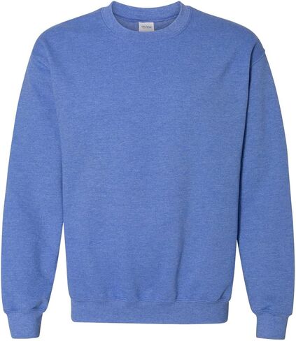 Gildan Adult Fleece Crewneck Sweatshirt, Style G18000, Heather Blue, Medium in Saudi Arabia