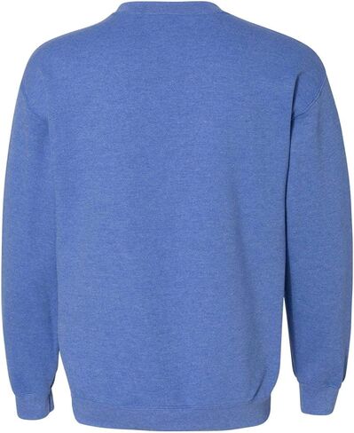 Gildan Adult Fleece Crewneck Sweatshirt, Style G18000, Heather Blue, Medium in Saudi Arabia