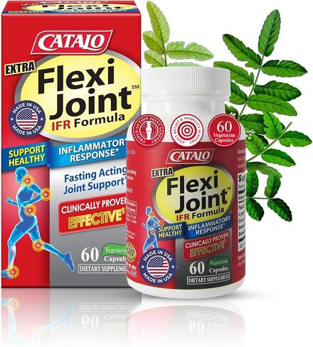 CATALO Extra FlexiJoint IFR Formula – with Meriva Turmeric Phytosome, ApresFlex & Casperome Boswellia – 60 Capsules in Saudi Arabia