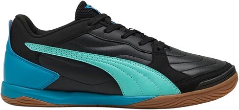PUMA Mens Pressing Iv Soccer Cleats - Black, Blue in Saudi Arabia