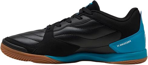 PUMA Mens Pressing Iv Soccer Cleats - Black, Blue in Saudi Arabia
