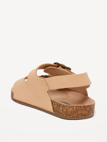 صندل Old Navy بحزام مزدوج للأطفال - أسمر ضارب للصفرة in Kuwait