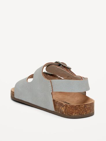 صندل بحزام مزدوج للأطفال من Old Navy - رمادي فاتح in Kuwait