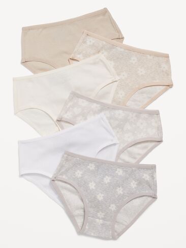 Old Navy Bikini Underwear 6-Pack for Toddler Girls - Neutral in Saudi Arabia