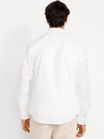 Old Navy Slim Fit Everyday Shirt - White Lilies in Saudi Arabia